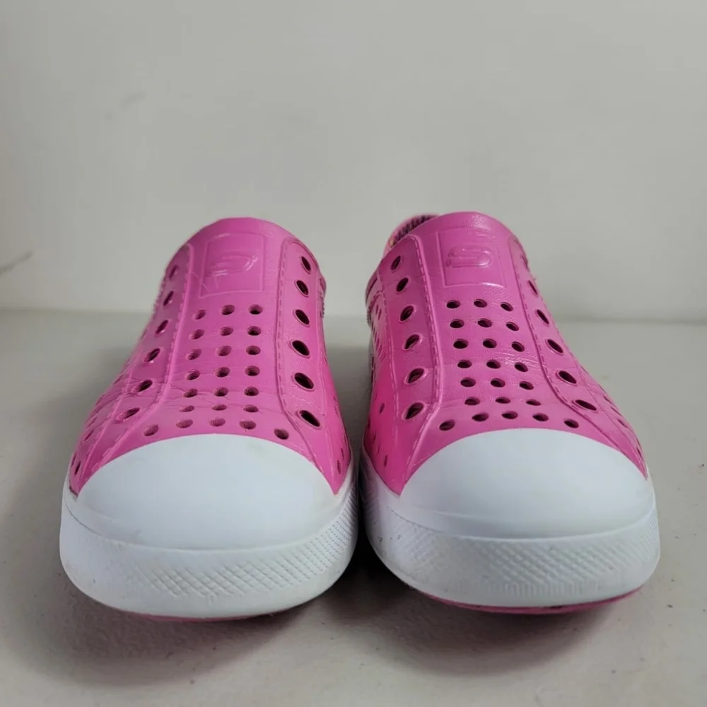 Sketchers Cali Gear Guzman Steps Pink Lightweight Girls Shoes Sz 4 Slip on shoes